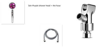 Shower Head Water Saving Flow 360 Degrees Rotating