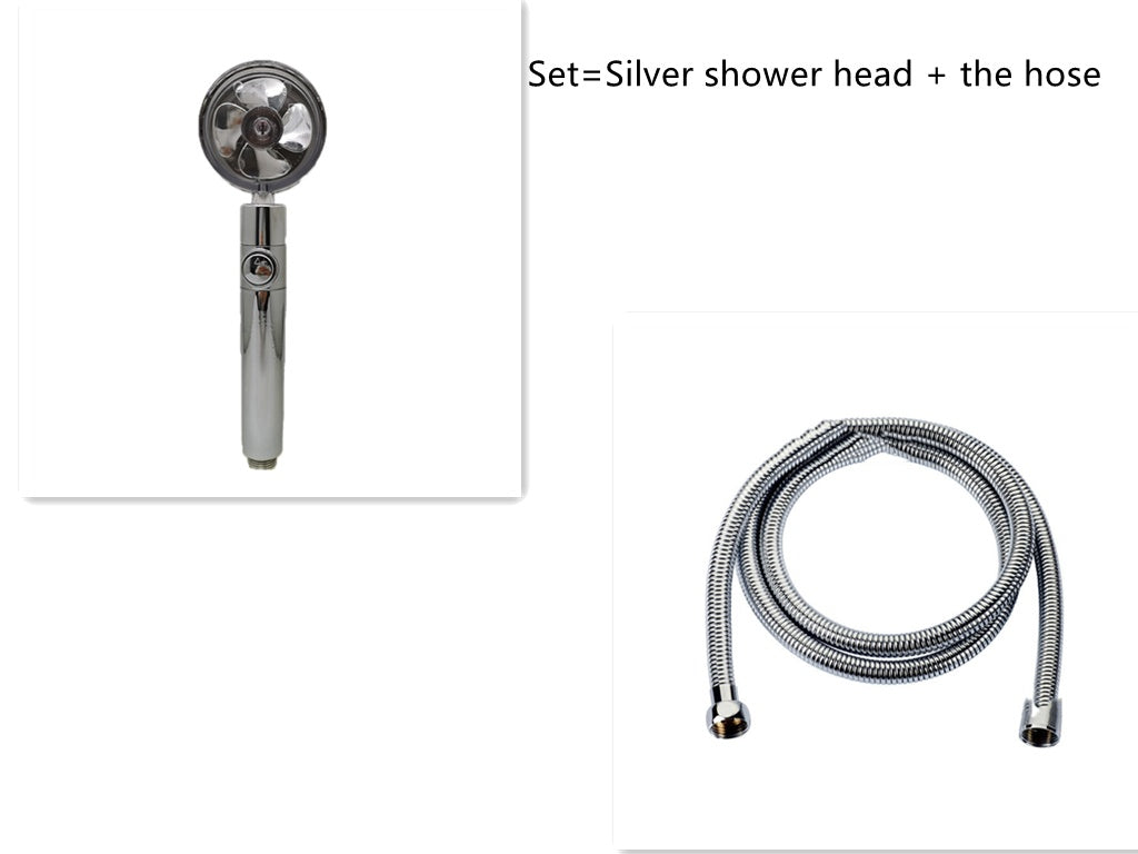 Shower Head Water Saving Flow 360 Degrees Rotating