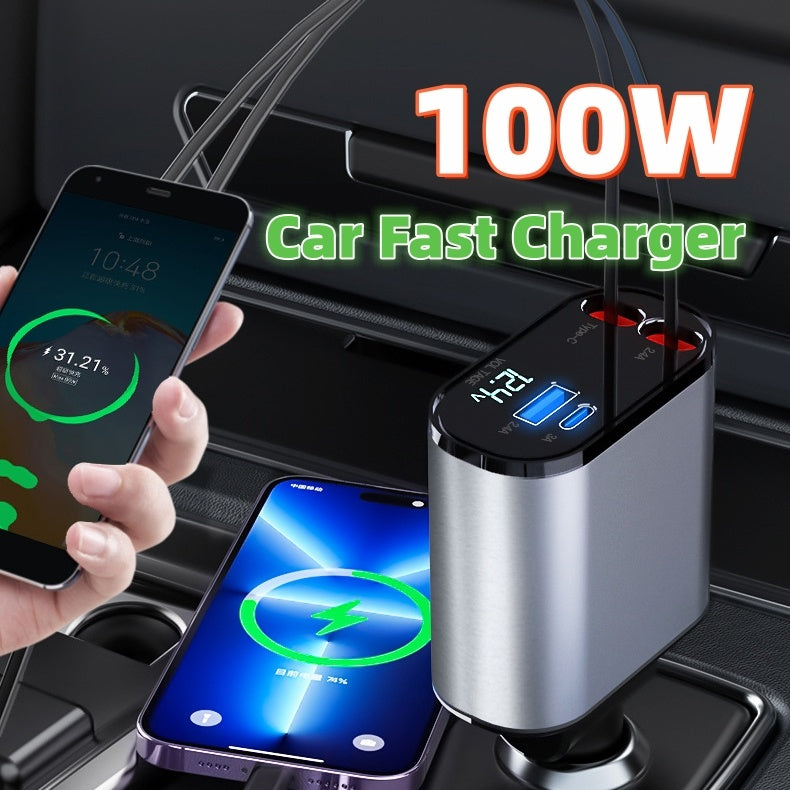 Super Fast Charging Car Cigarette Lighter USB