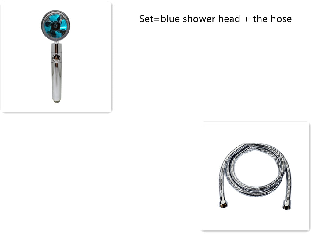 Shower Head Water Saving Flow 360 Degrees Rotating