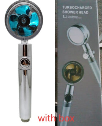 Shower Head Water Saving Flow 360 Degrees Rotating