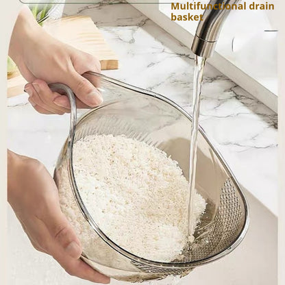 Multifunctional Drain Basket Rice Washing