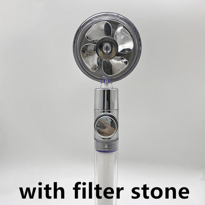 Shower Head Water Saving Flow 360 Degrees Rotating