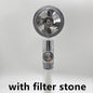 Shower Head Water Saving Flow 360 Degrees Rotating