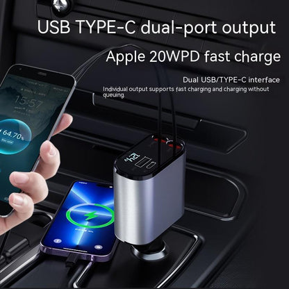 Super Fast Charging Car Cigarette Lighter USB