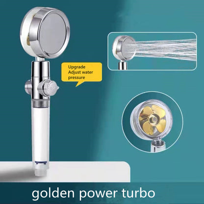 Shower Head Water Saving Flow 360 Degrees Rotating