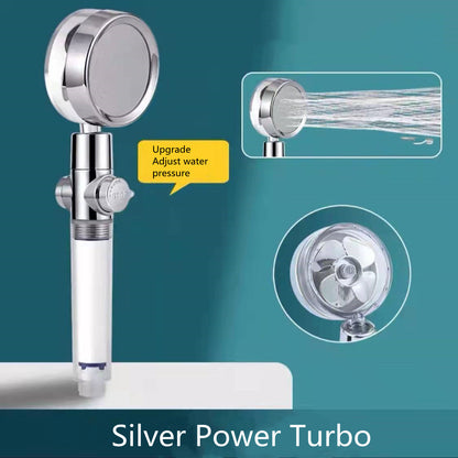 Shower Head Water Saving Flow 360 Degrees Rotating