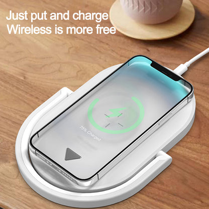 3 In 1 Foldable Wireless Charger Night Light Wireless Charger